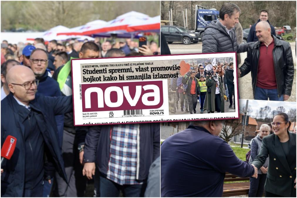 LAŽ KAO POSLEDNJA SLAMKA SPASA: SNS svaki dan s narodom, blokaderi u panici šire spin "pozivima SNS na bojkot izbora"