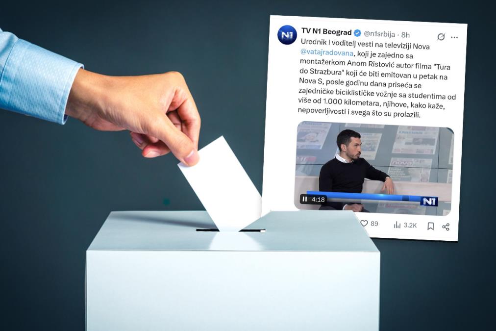 N1 I NOVA S NONŠALANTNO NAJAVLJUJU KRŠENJE IZBORNE TIŠINE! Najavili emitovanje filma o blokaderima usred zabrane, o putu u Strazbur gde su išli da se ŽALE!