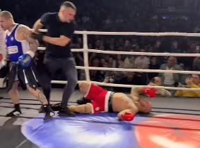 ZVERSKI! Pogledajte kako je Vaso Bakočević patorisao Vuka Moba! Brutalno, da brutalnije ne može