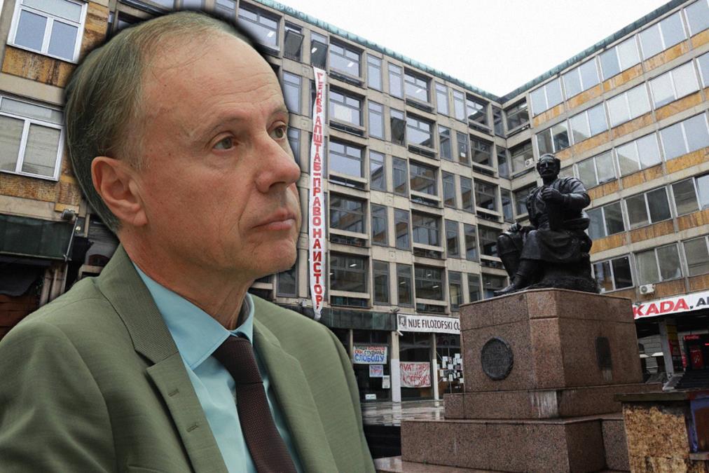 BEZ STIDA I SRAMA! Rektor Đokić tokom sednice o tragičnoj smrti devojke na Filozofskom govori o PADU NADSTREŠNICE: Ponovo koriste žrtve u političke svrhe