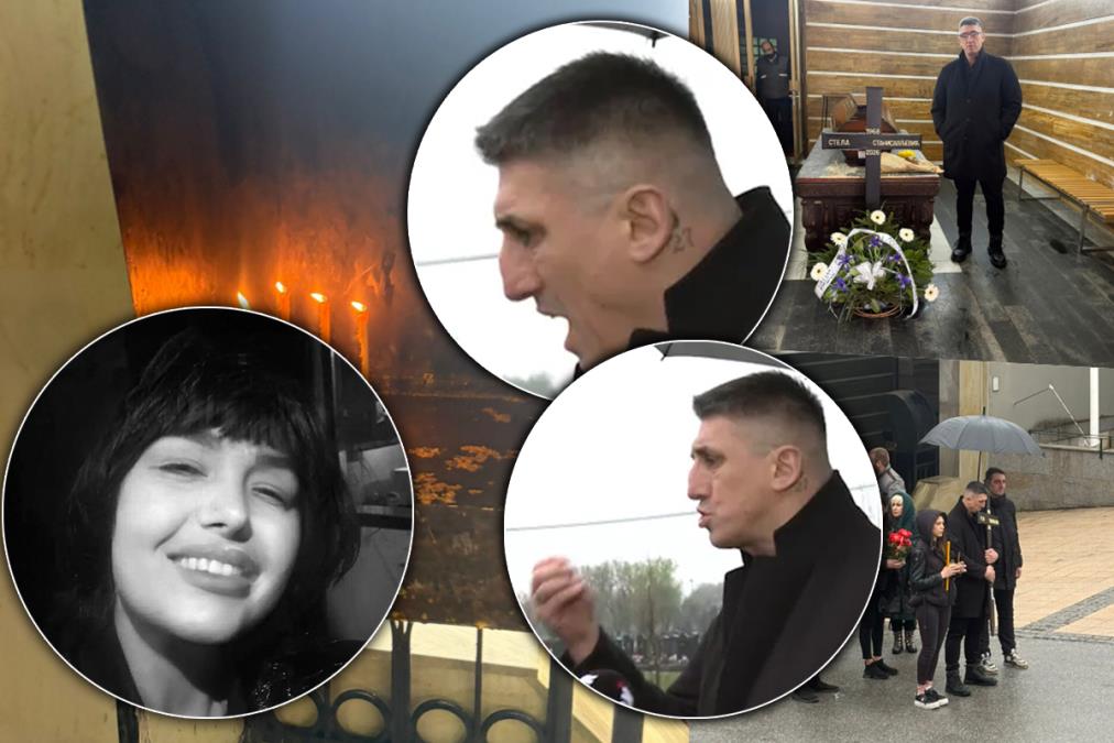 KRISTIJAN GOLUBOVIĆ SE DERE IZ PETNIH ŽILA NA SAHRANI STELE SAVIĆ! Obratila mu se njena drugarica, ON ZAPENIO: 