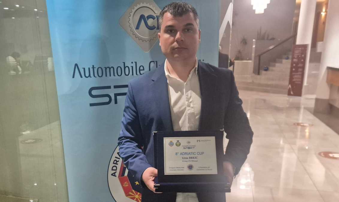 ISTORIJSKO PRIZNANJE ZA UROŠA BRKIĆA: ACI potvrdio dominaciju srpskog asa