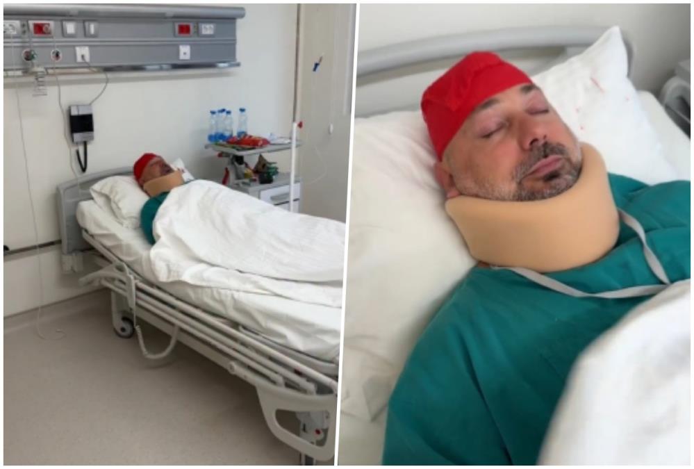 PRVA FOTOGRAFIJA BRANKA BABIĆA NAKON STRAVIČNE SAOBRAĆAJNE NESREĆE: Leži u bolničkom krevetu, oko vrata kragna (FOTO)