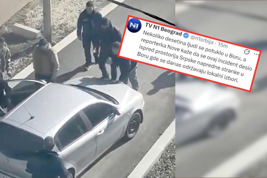 ZAŠTO SU BLOKADERI DOŠLI ISPRED PROSTORIJA SNS? Pogledajte kako izveštava N1 o krvavom napadu u Boru (FOTO/VIDEO)