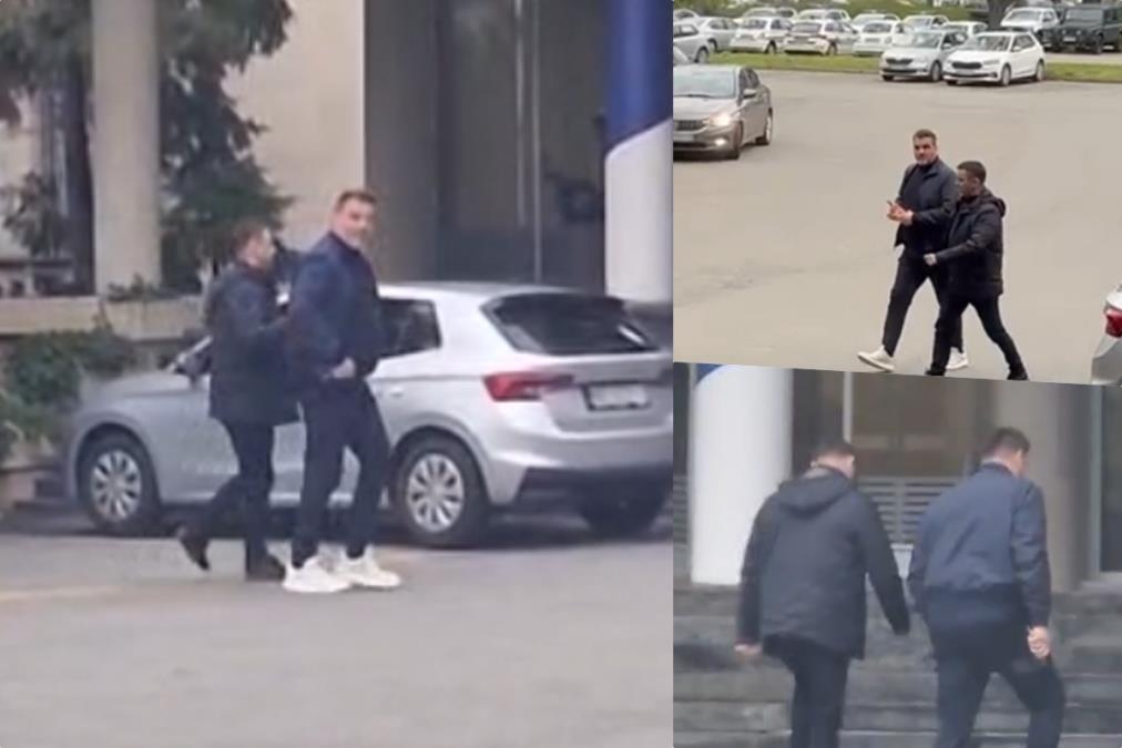 POGLEDAJTE SNIMAK PRIVOĐENJA NA INFORMATIVNI RAZGOVOR ZBOG LAŽNIH SMS PORUKA ČLANOVIMA SNS UOČI IZBORA Muškarac (57) pozvan da da izjavu 