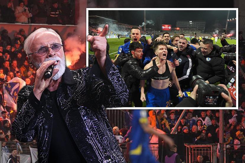 BOSANSKA VODITELJKA ŽESTOKO ISPROZIVALA DINA MERLINA Pevač se oglasio nakon plasmana BiH na Svetsko prvenstvo, ona odmah reagovala: Halid bi ih čekao! (FOTO)