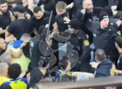 BRUTALNA TUČA! SEVALE PESNICE NA TRIBINI, SVETISLAV PEŠIĆ GLEDAO HOROR SCENE! Navijači Fenera napravili ogroman haos, pogledajte kako su se tukli! VIDEO