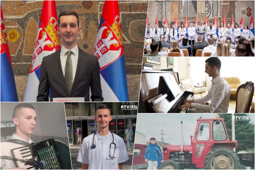 SRBIJI NA PONOS, 10,00 OKRUGLO! Nemanja Maletin je najbolji student Univerziteta u Novom Sadu i student generacije! Želja mu je bila samo da ostane ovde VIDEO 