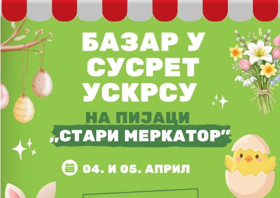USKRŠNJI BAZAR ZA VIKEND: Bogata ponuda uskršnje dekoracije, prigodnih poklona i već ukrašenih jaja na pijaci Stari Merkator