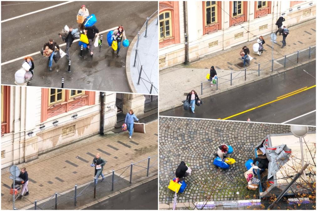 POGLEDAJTE KAKO BLOKADERI IZBACUJU STVARI IZ REKTORATA: Treba li jači dokaz da je Vladan Đokić Kapetan Mišino zdanje pretvorio u skvotersku komunu (VIDEO)