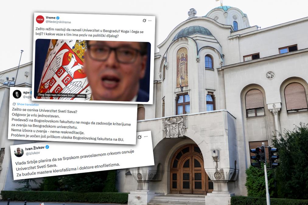 AKTIVIRALA SE BLOKADERSKA MAŠINERIJA: Počela kampanja napada na Univerzitet "Sveti Sava", SPC se oglasila saopštenjem