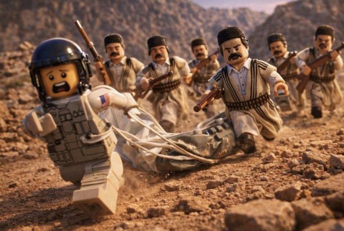 OVO JE OBJAVILA IRANSKA AMBASADA NA TAJLANDU! Nova LEGO animacija kako jure katapultiranog američkog pilota oborenog lovca F-15! (FOTO/VIDEO) 