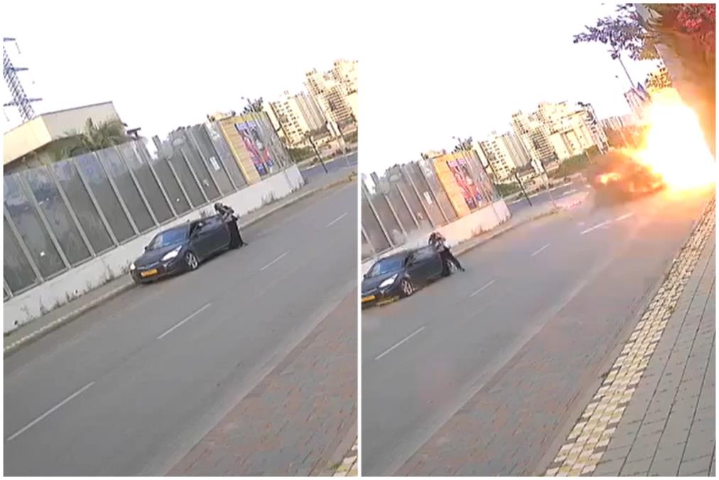 ZASTRAŠUJUĆI SNIMAK UDARA IRANSKE RAKETE: Žena izlazi iz auta, gleda u nebo - u tom trenutku počinje PAKAO! Srušila se u SEKUNDI, horor scene u Izraelu (VIDEO)