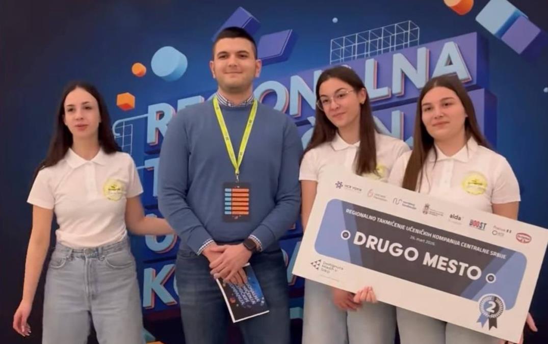 “LIVRE DE SAVON” OSVOJIO DRUGO MESTO NA REGIONALNOM TAKMIČENJU: Veliki uspeh učeničke kompanije iz Srednje škole Varvarin