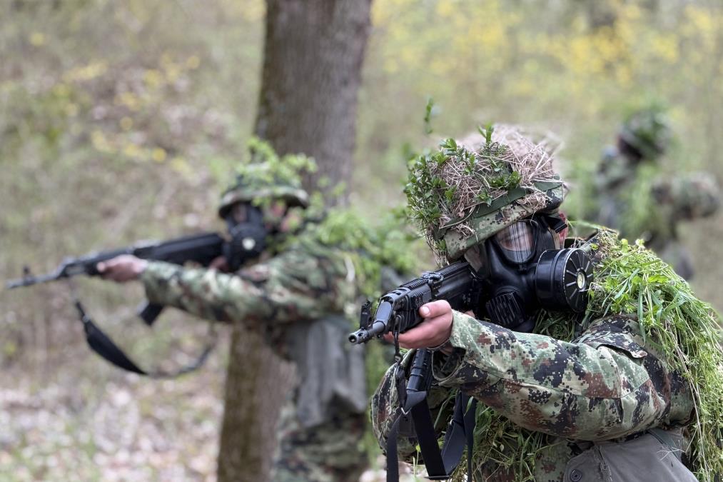Prvo stacionarno logorovanje u terenskim uslovima: Obuka vojnika na služenju vojnog roka
