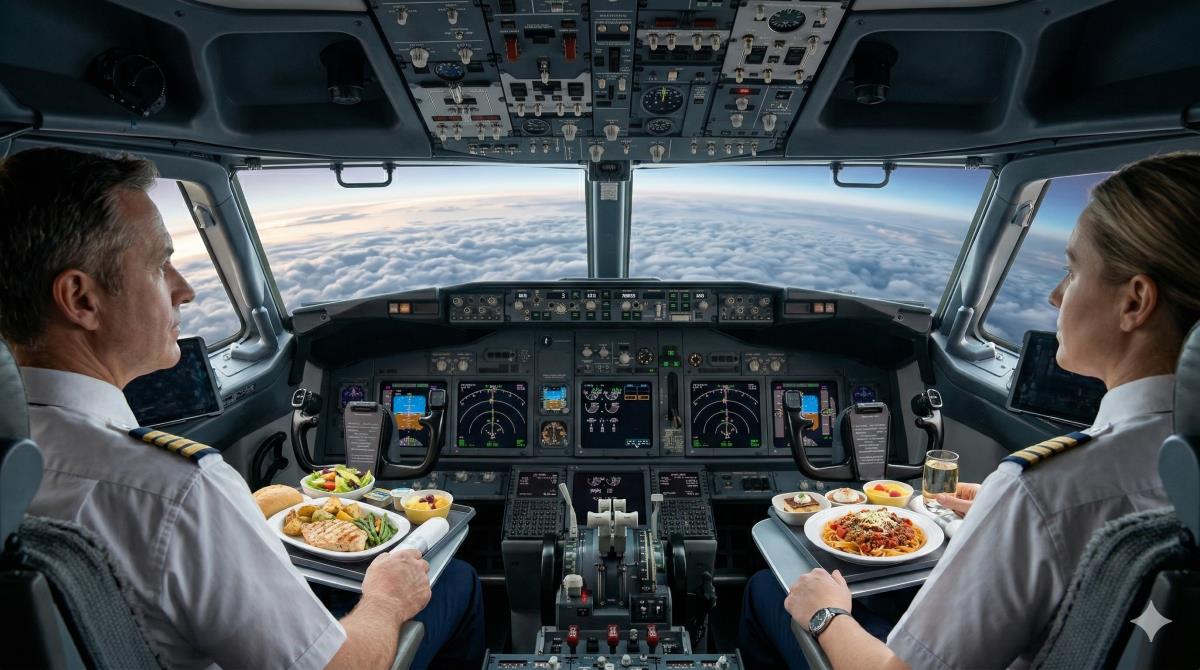 Piloti na istom letu ne smeju da jedu iste obroke! Ovo strogo pravilo može da spreči katastrofu