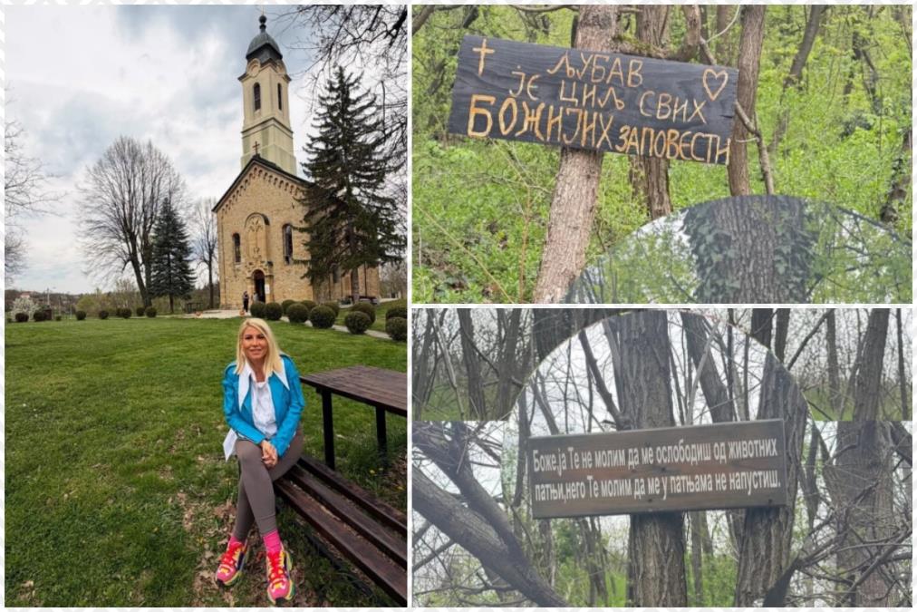 DEA ĐURĐEVIĆ ZA VELIKI PRAZNIK OTIŠLA U MANASTIR Trudna voditeljka podelila nestvaran prizor iz svetinje: Čega se bojiš? (FOTO)
