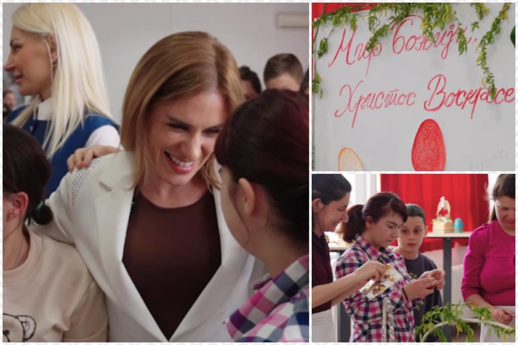 OPLEMENILI SU NAŠU DUŠU, NAUČILI NAS DA JE RADOST UVEK U TRENUCIMA: Ministarka Stamenkovski pred Vaskrs provela dan u Ustanovi za decu i mlade u Sremčici