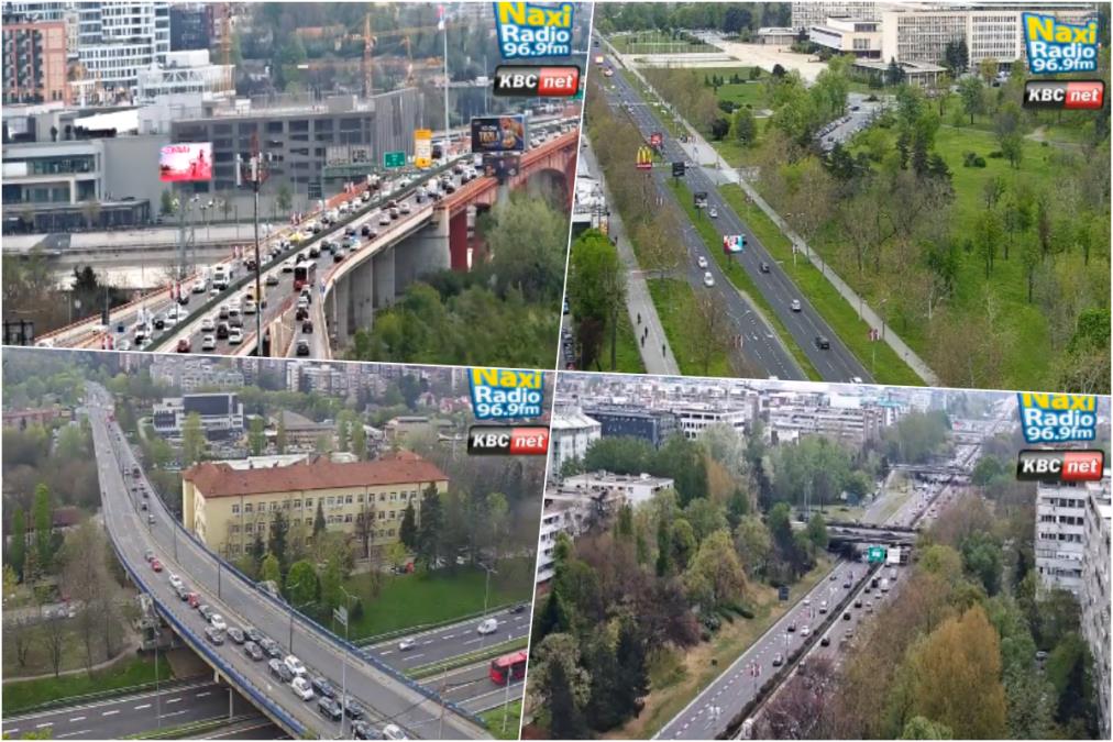 GUŽVE NEMA, SVE TEČE, JER ŠKOLA POČINJE SUTRA: Plavi most poluprazan, kolona nema ni na Autokomandi, pravi jutarnji špic očekuje se tek u sredu ujutru (FOTO)