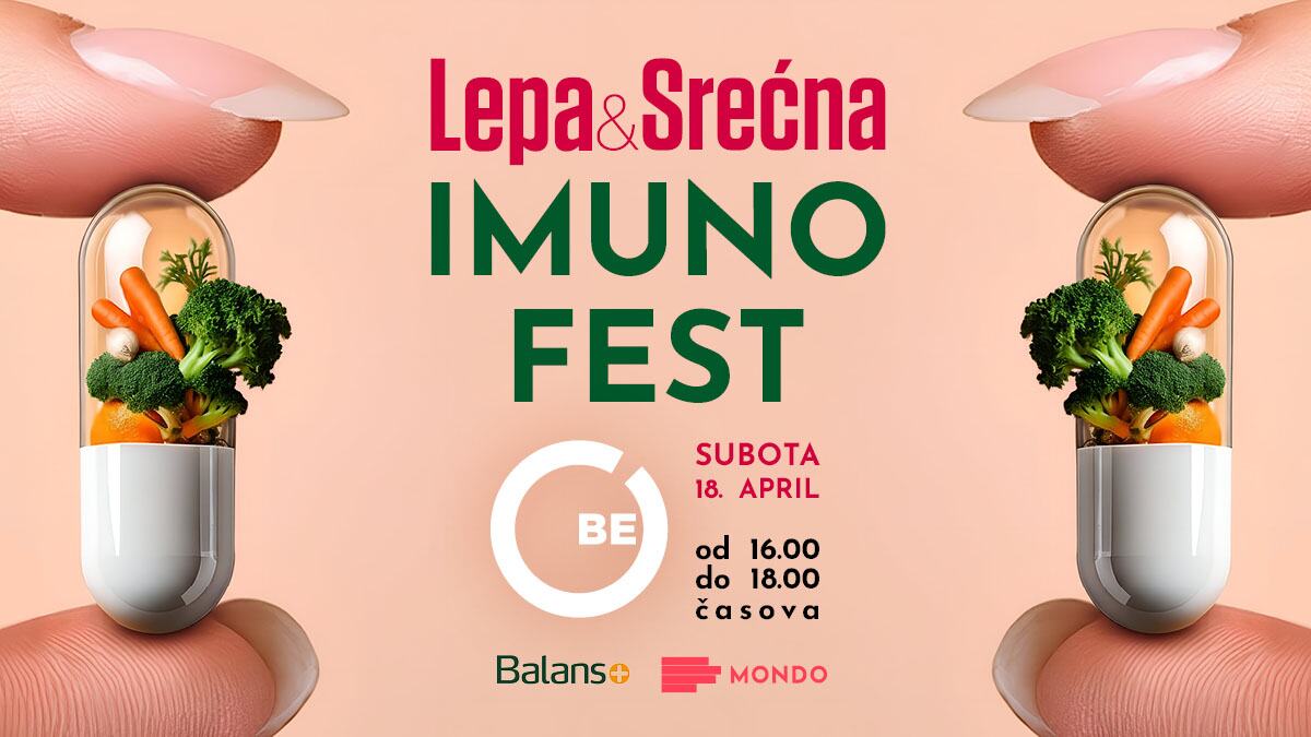Prolećni Imuno Fest u organizaciji magazina „Lepa&Srećna“

