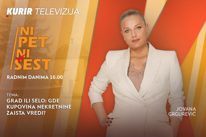 GRAD ILI SELO: GDE KUPOVINA NEKRETNINE ZAISTA VREDI? - u današnjoj emisiji “NI 5 NI 6” od 16.00
