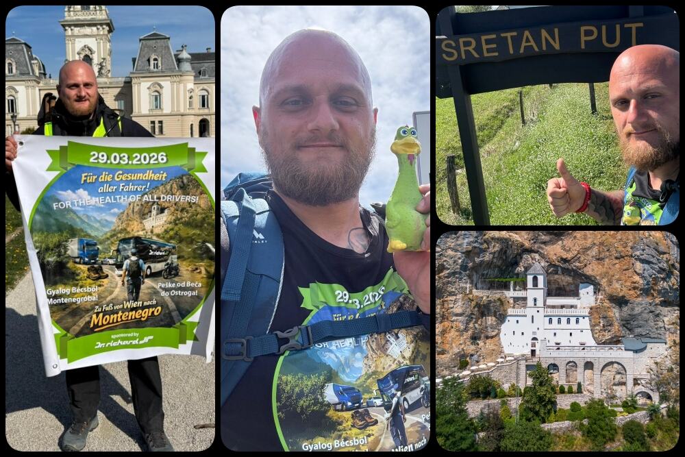 "Izvlačio sam ljude iz teških udesa" Vozač autobusa Nenad pešači od Beča do Ostroga - krenuo na hodočašće od 1.200 kilometara sa jednim ciljem! (Foto)