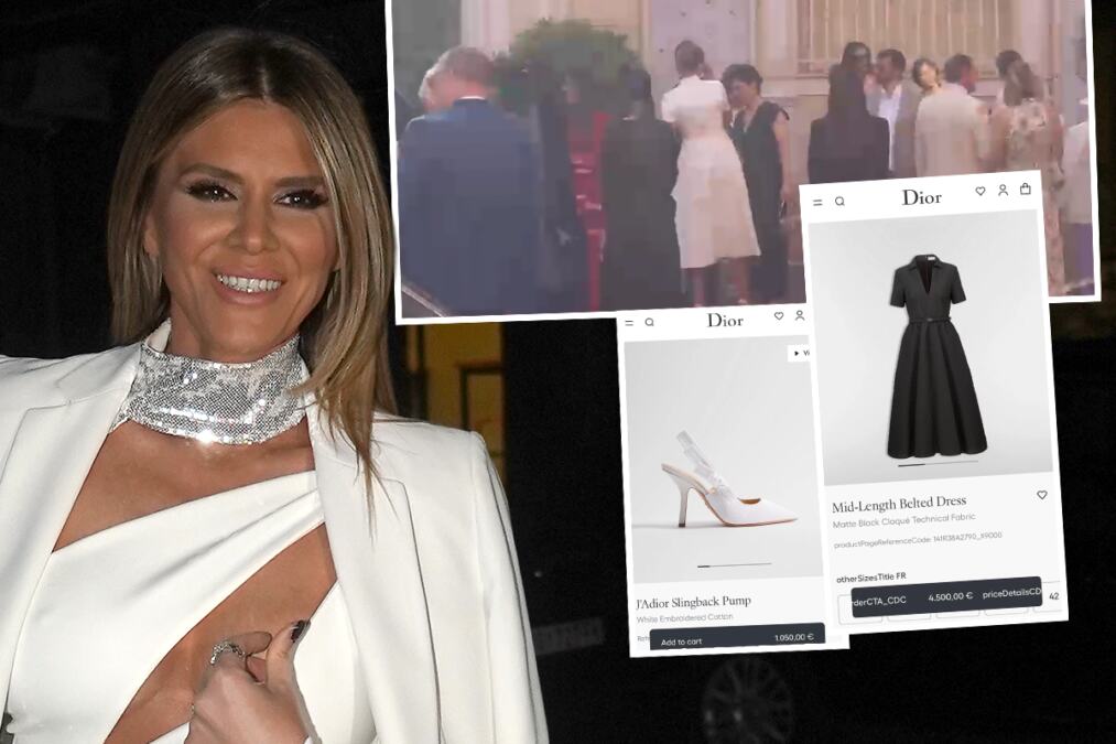 BIVŠA HARISOVA ŽENA SE UDALA U "DIOR" HALJINI I SANDALAMA! Mlada na sebi ponela čak 10.000 evra, a ovaj DETALJ niko nije primetio (FOTO)