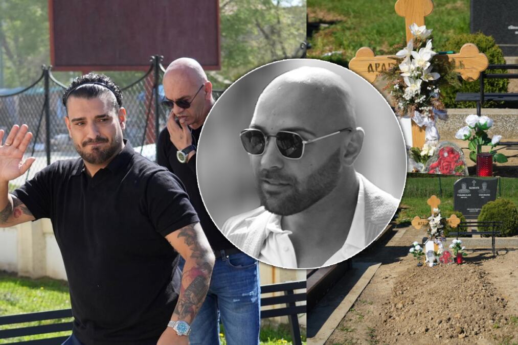 DARKO NOSI CRNINU, MAJKA BRANKA VIDNO UTUČENA: Porodica daje četrdesetodnevni pomen Draganu Laziću: Stigla i kuma Andreana Čekić (FOTO)