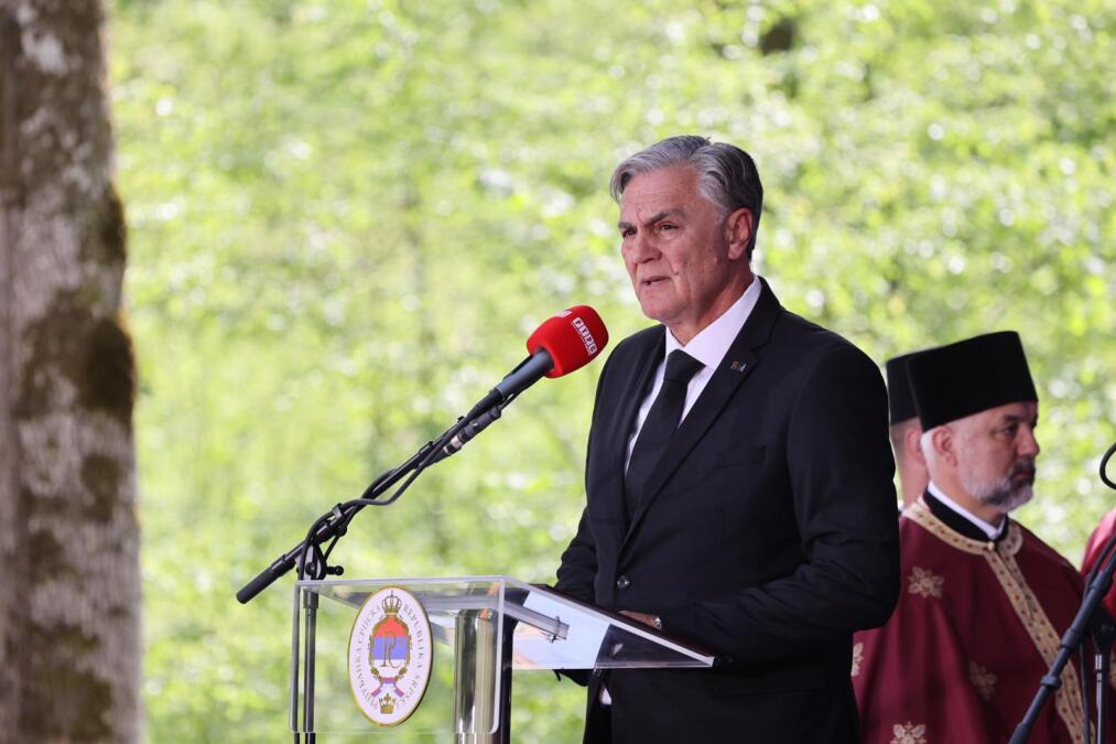 ''LOGOR SMRTI JASENOVAC JE VEČNA OPOMENA ČOVEČANSTVU'' Siniša Karan: Republika Srpska je i nastala da se genocid nad Srbima više nikada ne bi ponovio