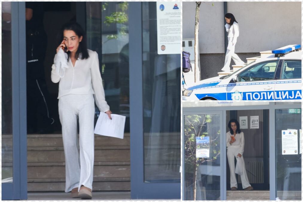 (FOTO) MARIJA BULAT POSLE 10 SATI PUŠTENA IZ POLICIJE! Evo kako izgleda nakon haosa koji je napravila u stanu