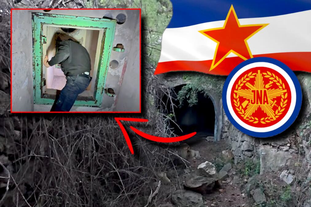 UŠUNJALI SE U TAJNU BAZU JNA, EVO ŠTA SU ZATEKLI: Bila je "nepotopivi nosač aviona" na Jadranu, a sada izgleda SABLASNO! Spavali pod metrima armiranog betona