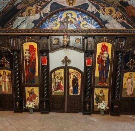 Vandali oskrnavili svetinju na Karaburmi: Crvenom bojom uništili freske u crkvi Sabora Srpskih Svetitelja 