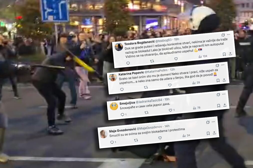 "KAD NEMA VIŠE TEMA - I PESMA IM JE ZA PROTEST, VLAST GRADI, ONI BLOKIRAJU!" Građani besni na studente blokadere zbog poziva na blokadu ZBOG EVROVIZIJE