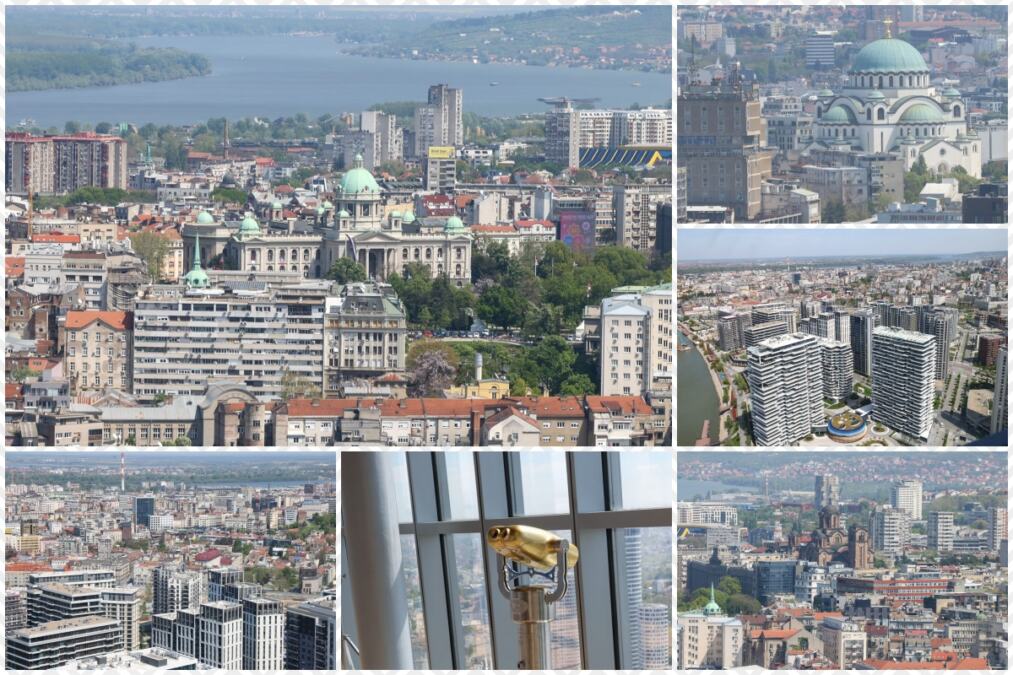 EVO KAKO IZGLEDA VELIČANSTVEN POGLED SA VIDIKOVCA KULE BEOGRAD: Posetioci će moći da uživaju u dvogledima, suvenirnici i kafeteriji, a ovo je radno vreme (FOTO)