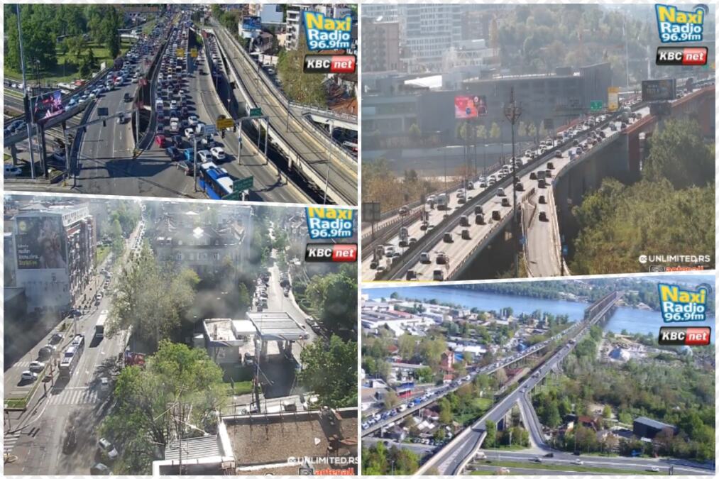 Jutarnji špic za kraj radne nedelje: "Čepovi" u Bulevaru despota Stefana, radovi u Takovskoj i kolaps na Autokomandi (FOTO)