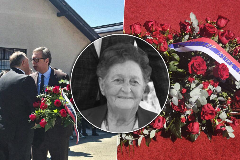 SAHRANJENA MAJKA MILORADA DODIKA: Vučić, Karan, i drugi zvaničnici pružili podršku porodici, opelo služio patrijarh srpski Porfirije
