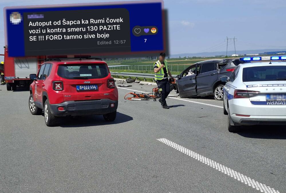U STARVIČNOJ NESREĆI KOD RUME POGINUO I VOZAČ KOJI JE ULTEO U KONTRASMER: Među nastradalima i momak i devojka koji su koristili usluge vožnje od mesta do mesta!