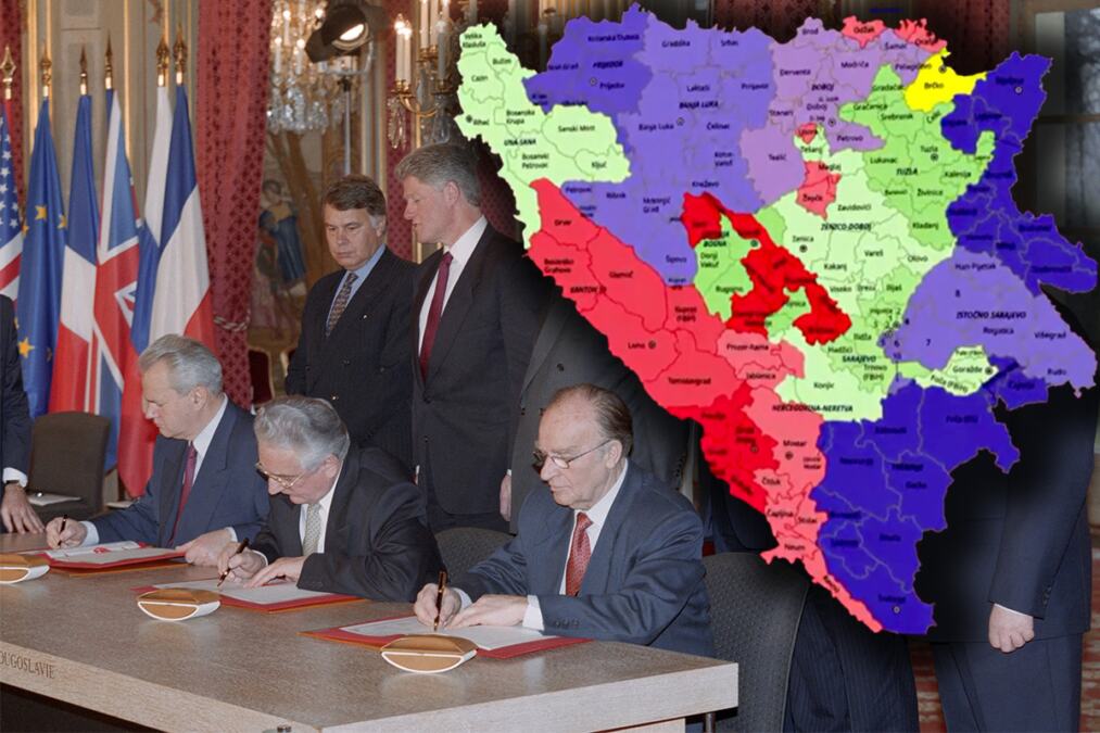 "MAPE IZ ZAGREBA SU NEREALNE, ALI SU DOKAZ DA BiH NEĆE OPSTATI" Analitičari o crtanju "hrvatske republike" unutar BiH: Samo je izvorni Dejton garant mira
