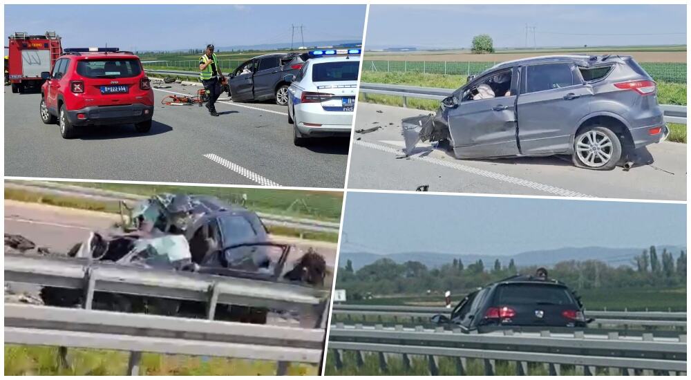 (VIDEO) NOVI SNIMAK S MESTA STRAVIČNE NESREĆE KOD RUME! Ovako izgleda "ford" smrti sa auto-puta: Crni bilans se povećao, a tragediji prethodila JEZIVA poruka!