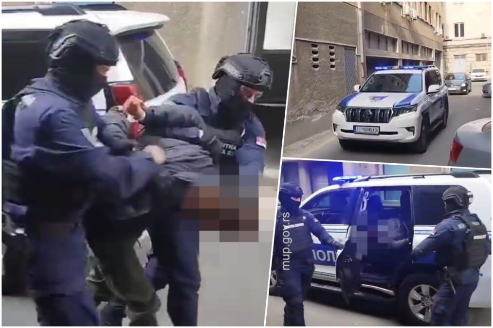 OVAKO JE UHAPŠEN OSUMNJIČENI ZA SVIREPI ZLOČIN NA NOVOM BEOGRADU Policija objavila snimak (VIDEO)