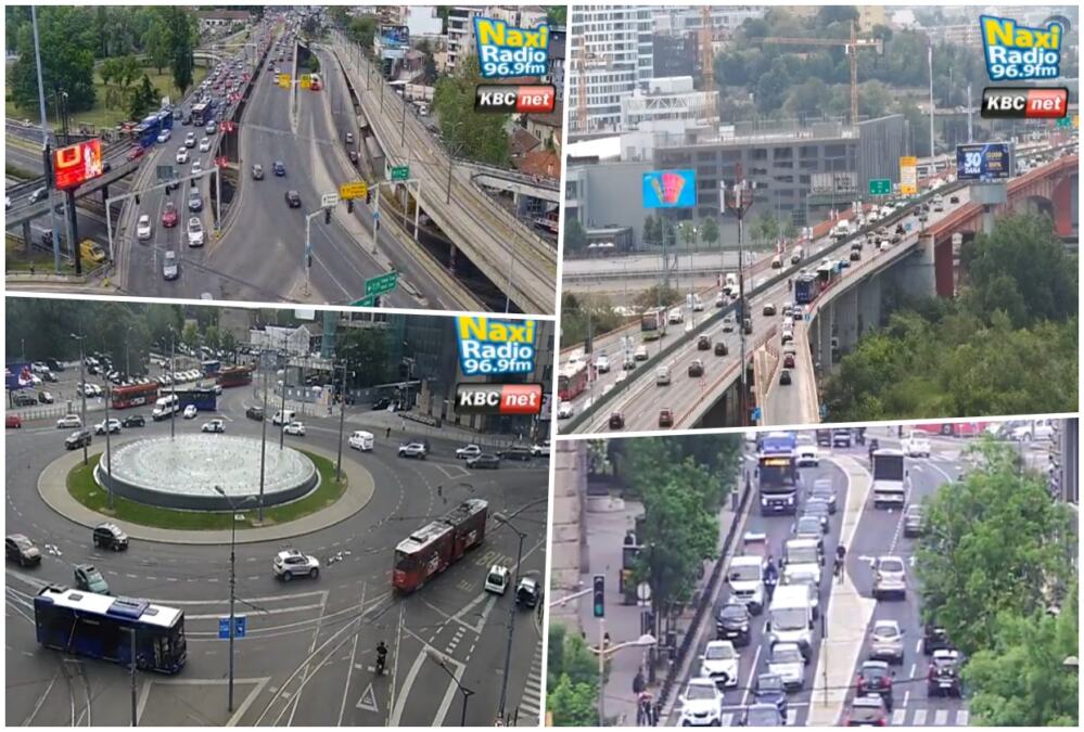 GUŽVE NA AUTOKOMANDI, PANČEVCU I U TAKOVSKOJ: Jutarnji špic u blažoj varijanti, Gazela prohodna, nigde u gradu nema većih zadržavanja (FOTO)