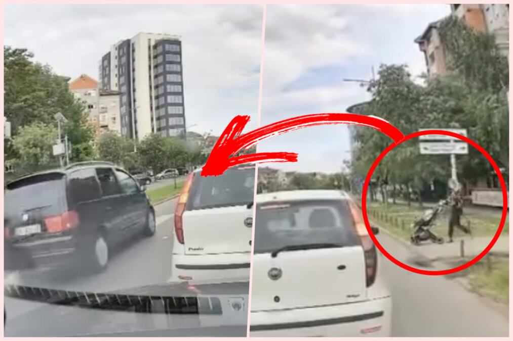 PRISEBNA MAJKA SPREČILA TRAGEDIJU U NOVOM SADU! S bebom u kolicima prelazila ulicu na pešačkom, kad je PROLETEO crni automobil: "Svi prsli"... POGLEDAJTE