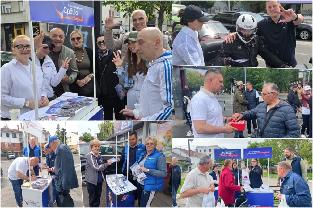 POBEDA PRISTOJNE, DOMAĆINSKE SRBIJE! Nikad veće gužve na štandovima SNS širom Beograda, niko se više ne plaši blokadera i njihovog nasilja (FOTO)