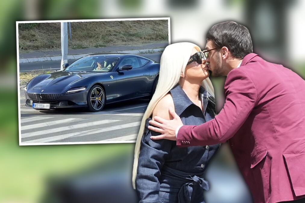 DARA BUBAMARA ŠOFERIRA NOVOG DEČKA PO GRADU U FERARIJU! Pevačica se ne odvaja od mlađeg momka - Fotka govori više od reči