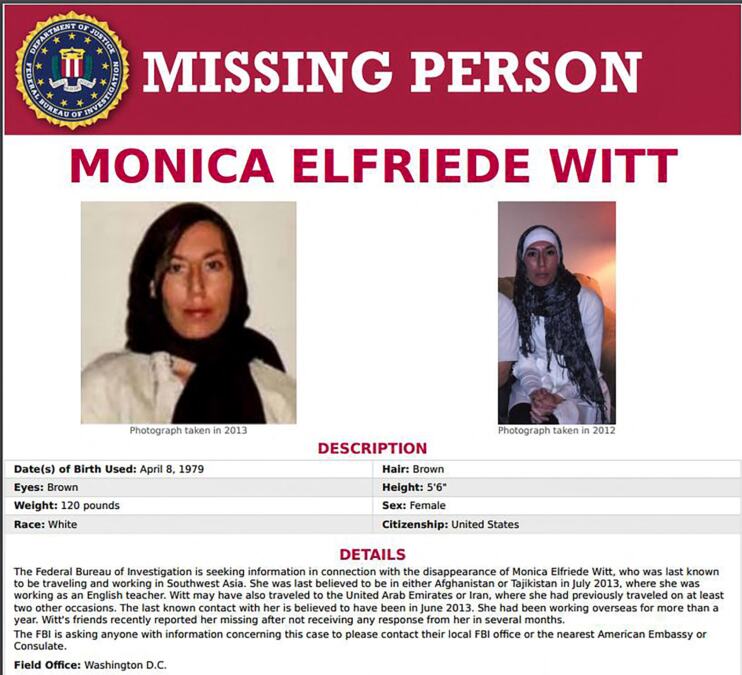 IZDALA AMERIKU: FBI nudi 200.000 dolara za informaciju o bivšoj obaveštajki! Veruje da je prebegla u Iran (FOTO)