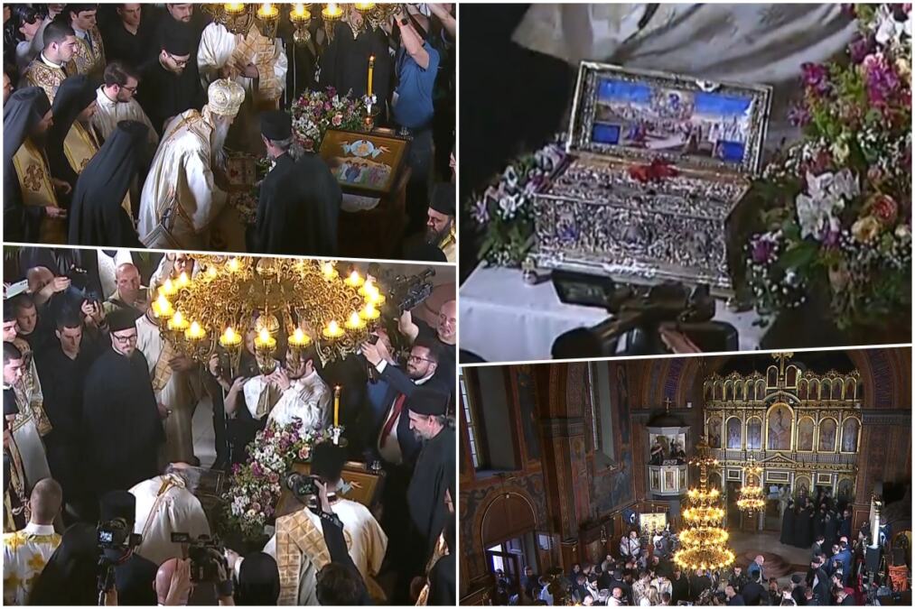 UŽIVO ČASNI POJAS PRESVETE BOGORODICE STIGAO U VAZNESENJSKU CRKVU! Ogroman broj vernika okupio se da dočeka svetinju - Porfirije služi bogosluženje (FOTO/VIDEO)