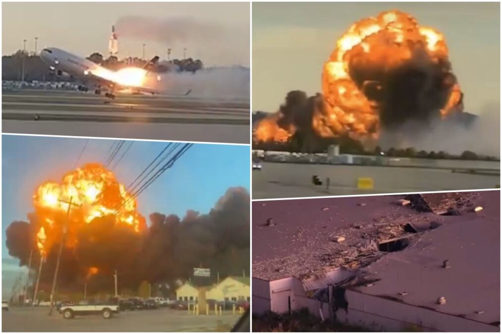 OBJAVLJEN SNIMAK POSLEDNJIH TRENUTAKA JEZIVE AVIONSKE NESREĆE Otkriven uzrok tragedije: Stradalo 12 ljudi na zemlji i 3 pilota (VIDEO)