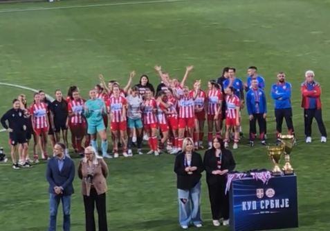 FUDBALERKE POPUT FUDBALERA: Crvena zvezda osvojila treću uzastopnu duplu krunu