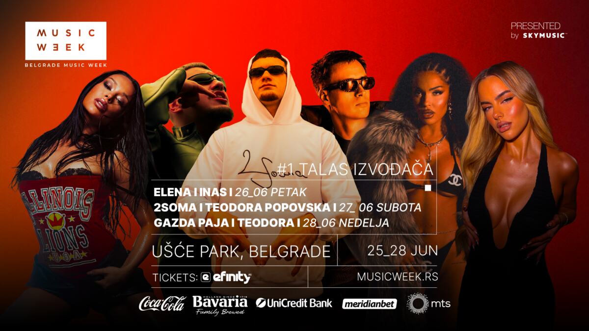 MW26 LUDILO POČINJE! Teodora, Inas, Elena, Gazda Paja, 2Soma & Popovska na Ušću: Spremite se za NAJVEĆI LETNJI SPEKTAKL na Balkanu - EARLY BIRD ULAZNICE U PRODA