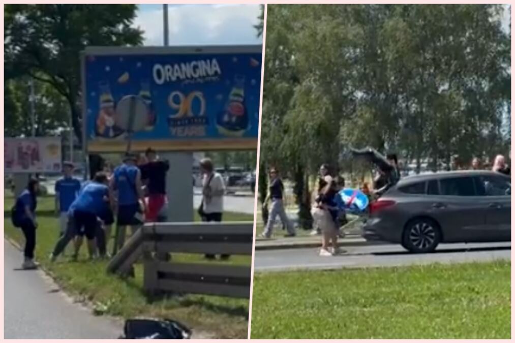 SKANDALOZNO PONAŠANJE ZAGREBAČKIH MATURANATA! Iščupali saobraćajni znak, pa ga ubacili u prtljažnik (VIDEO)